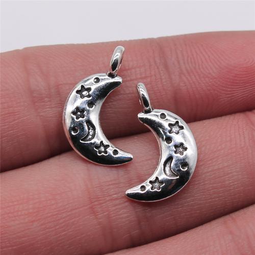 Zinc Alloy Pendants Moon and Star plated DIY Sold By PC