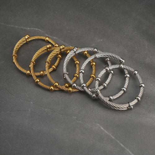 Stainless Steel Bangle 304 Stainless Steel fashion jewelry & for woman Inner Approx 57mm Sold By PC