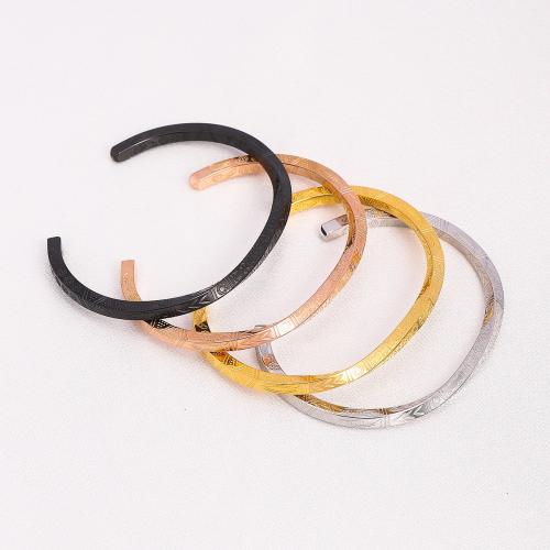 Stainless Steel Bangle 304 Stainless Steel fashion jewelry & Unisex Sold By PC