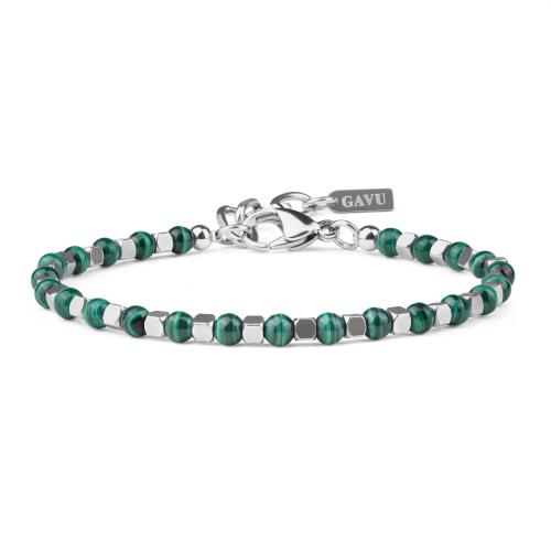 Pulsera de Acero Inoxidable, acero inoxidable 304, con Piedras preciosas, hecho a mano, diferentes materiales para la opción & para hombre, más colores para la opción, longitud aproximado 16 cm, Vendido por UD