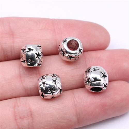 Zinc Alloy Jewelry Beads antique silver color plated DIY Sold By PC