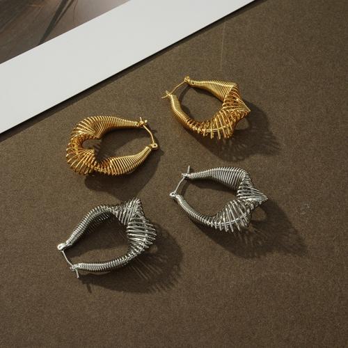 Zinc Alloy Drop Earrings fashion jewelry & for woman & hollow Sold By Pair