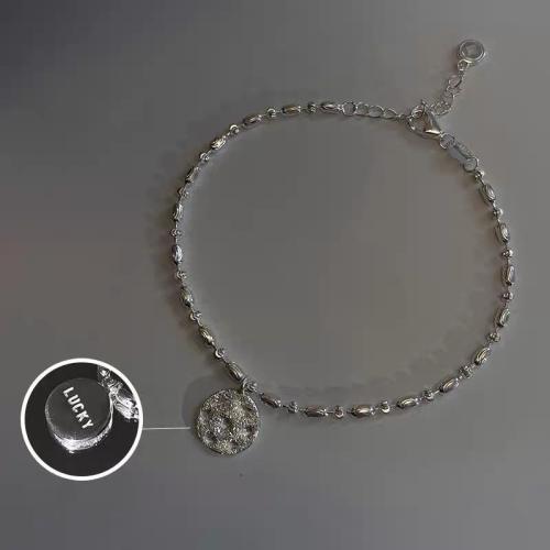 Argento Bracciali, 925 sterline d'argento, with 3cm extender chain, gioielli di moda & stili diversi per la scelta & per la donna, Lunghezza Appross. 16 cm, Venduto da PC