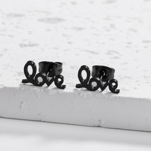 Roestvrij staal Stud Earrings, 304 roestvrij staal, mode sieraden & voor vrouw, meer kleuren voor de keuze, 12x5.50mm, Verkocht door pair