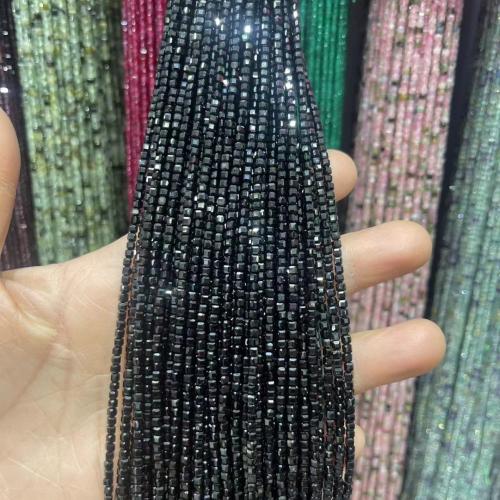 Gemstone Jewelry Beads Schorl DIY Sold By Strand