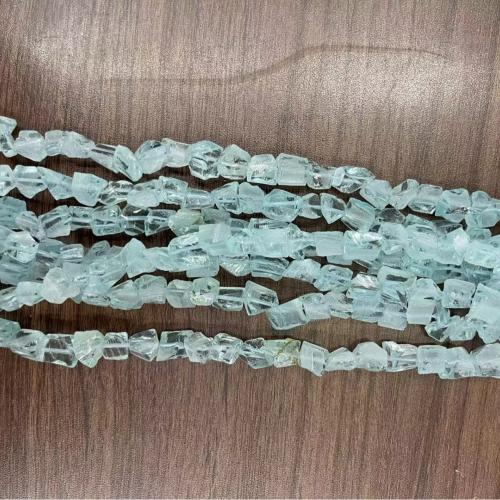 Gemstone Jewelry Beads Aquamarine DIY Sold By Strand