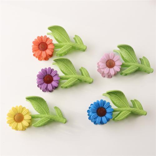 Hair Claw Clips Plastic Flower fashion jewelry Sold By PC