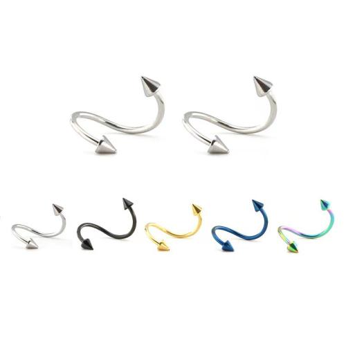 Stainless Steel Lip Ring 304 Stainless Steel plated multifunctional & Unisex Sold By PC