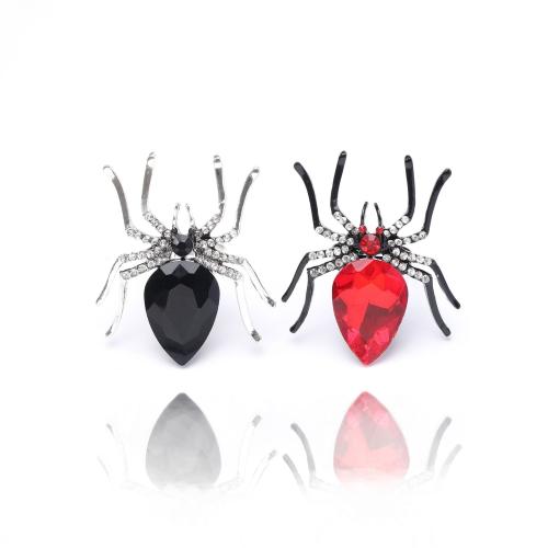 Nuevas joyas y decoraciones populares de Halloween, aleación de zinc, Diseño de Halloween & Joyería & diferentes estilos para la opción & para mujer & con diamantes de imitación, más colores para la opción, Vendido por UD