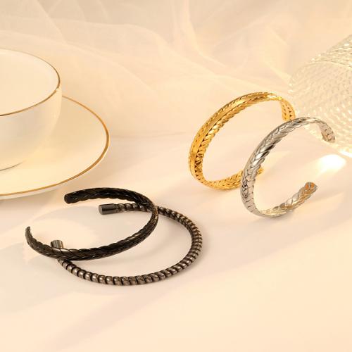 Stainless Steel Bangle 304 Stainless Steel fashion jewelry & for woman Inner Approx 60mm Sold By PC