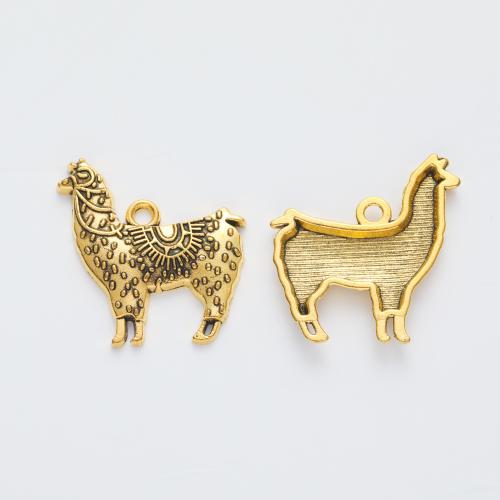 Zinc Alloy Animal Pendler, du kan DIY, flere farver til valg, 26x25x3mm, Solgt af PC