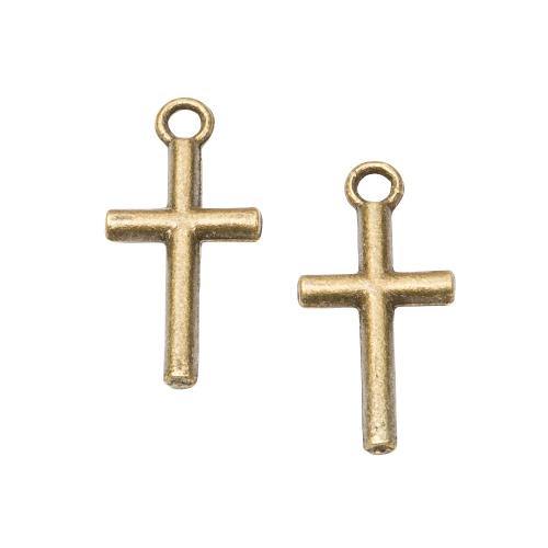 Sinkkiseos Cross Riipukset, Ylittää, tee-se-itse, enemmän värejä valinta, 19x9x1.50mm, Myymät PC