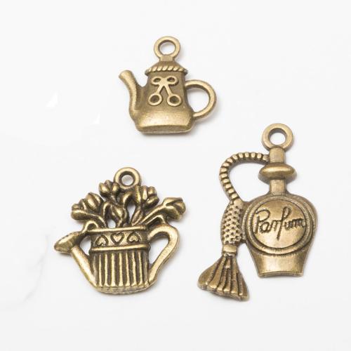 Zinc Alloy Pendants antique bronze color plated DIY nickel lead & cadmium free Approx Sold By Bag