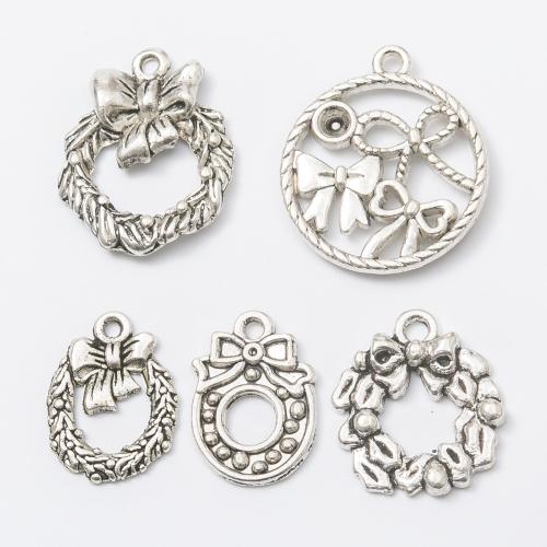 Zinc Alloy Pendants antique silver color plated DIY nickel lead & cadmium free Approx Sold By Bag