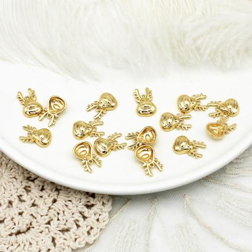 Brass Jewelry Pendants plated DIY golden Sold By PC