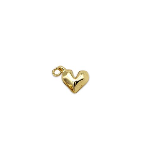 Brass Heart Riipukset, Messinki, Sydän, päällystetty, tee-se-itse, kultainen, Myymät PC