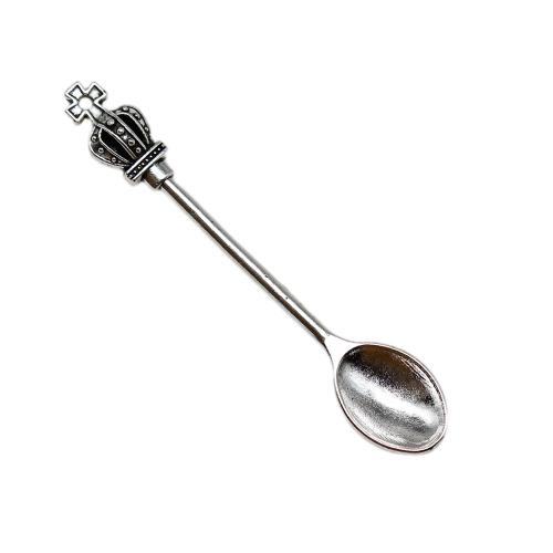 Zink Alloy Halsband, Spoon, plated, DIY, fler färger för val, 56x11mm, Säljs av PC