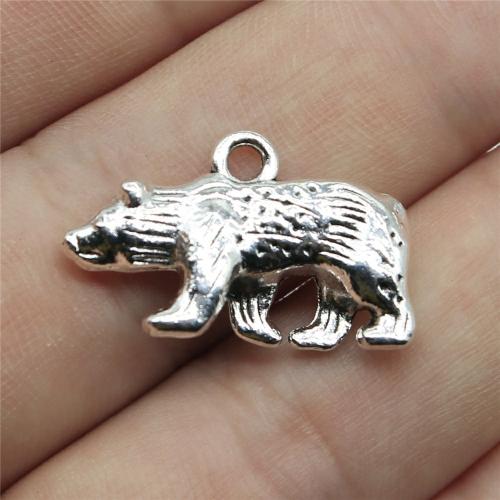 Zinc Alloy Animal Pendler, forgyldt, du kan DIY, flere farver til valg, 24x15mm, Solgt af PC