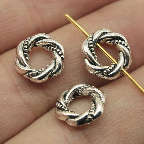 Zink Legierung Perlen Schmuck, Zinklegierung, antik silberfarben plattiert, DIY, 11x11mm, verkauft von PC