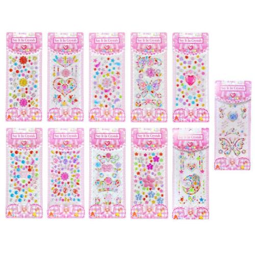 Acrylic Rhinestone Sticker for children Sold By PC