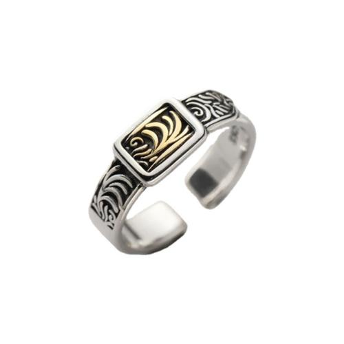 Zinklegierung Fingerring , Modeschmuck & unisex, Silberfarbe, Inner diameter 17mm, verkauft von PC