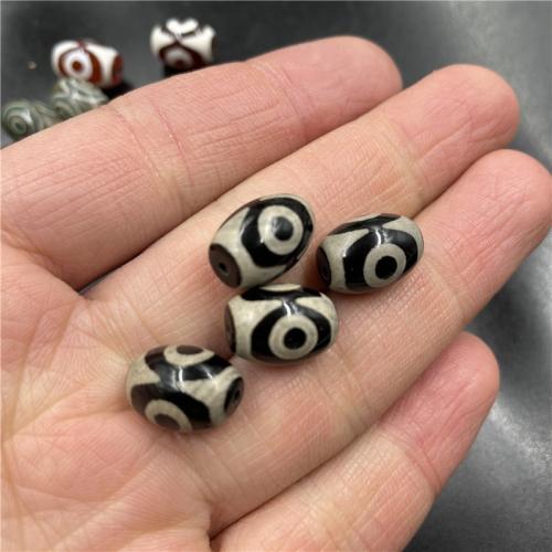 Natürliche Tibetan Achat Dzi Perlen, DIY & verschiedene Stile für Wahl, keine, 10x14mm, verkauft von PC