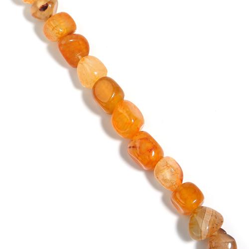 Natuurlijke Dragon Veins Agaat kralen, Ronde, DIY, oranje, about:8-10mm, Per verkocht Ca 38 cm Strand