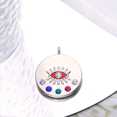 Zinc Alloy Rhinestone Pendants plated DIY & with rhinestone nickel lead & cadmium free Sold By Bag