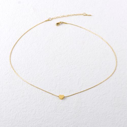 Stainless Steel Jewelry Necklace 304 Stainless Steel with 5cm extender chain fashion jewelry & for woman gold Length 45 cm Sold By PC