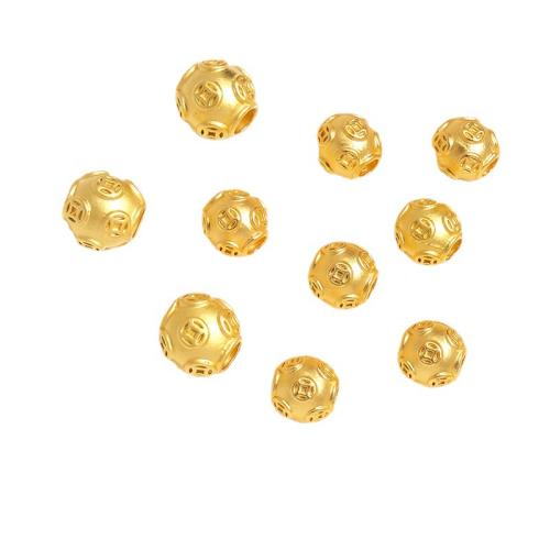 Zinc Alloy Jewelry Beads plated DIY golden Sold By PC