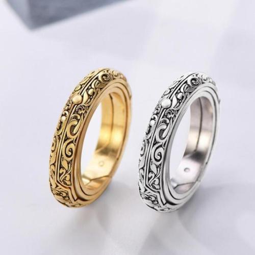 Couple Finger Rings Brass Round plated rotatable & for couple nickel lead & cadmium free Sold By PC