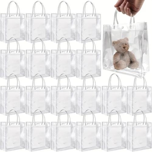 plastique PVC sac, Portable & normes différentes pour le choix, transparent, 20PC/lot, Vendu par lot