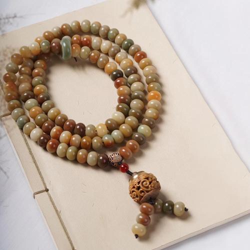 Wrist Mala, Bodhi Root, ilfheidhmeach & unisex, Fad Thart 70 cm, Díolta De réir PC