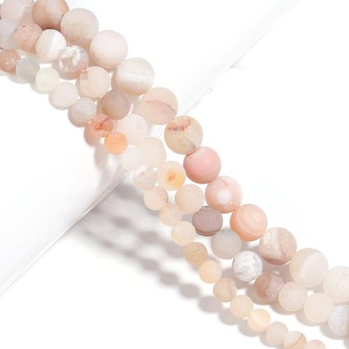 Agate Beads Round DIY Sold By Strand