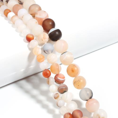 Agate Beads Round DIY Sold By Strand