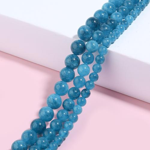 Gemstone Jewelry Beads Apatites Round DIY Sold By Strand