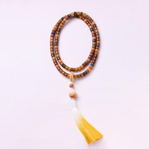 Wood Necklace Bodhi Wood Beads fashion jewelry & multifunctional & Unisex Length Approx 72 cm Sold By PC