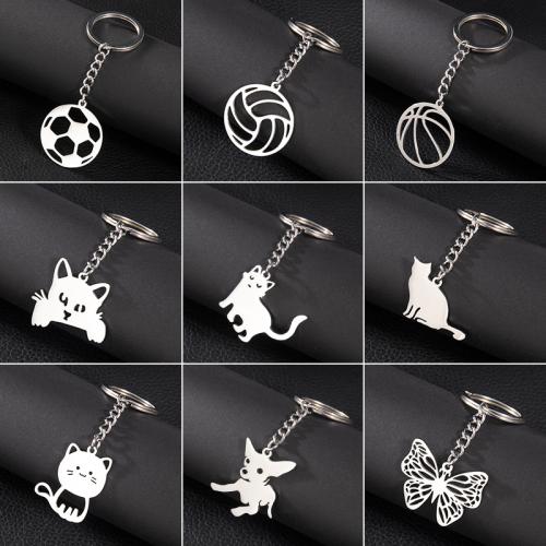 Stainless Steel Key Clasp 304 Stainless Steel & Unisex Sold By PC