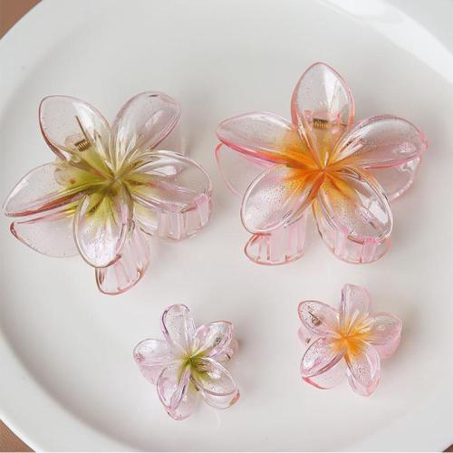 Hair Claw Clips Resin Flower handmade & for woman Sold By PC