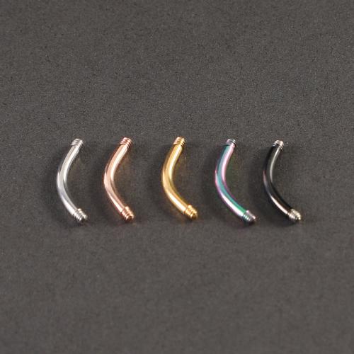 316 Stainless Steel Piercing Earring Findings polished DIY Sold By PC