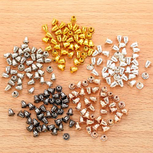 Zinklegering oorbel onderdelen, Zinc Alloy, plated, DIY, meer kleuren voor de keuze, 6x5mm, 200PC/Bag, Verkocht door Bag