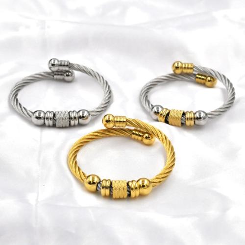 Stainless Steel Bangle 304 Stainless Steel Vacuum Ion Plating Unisex Sold By PC