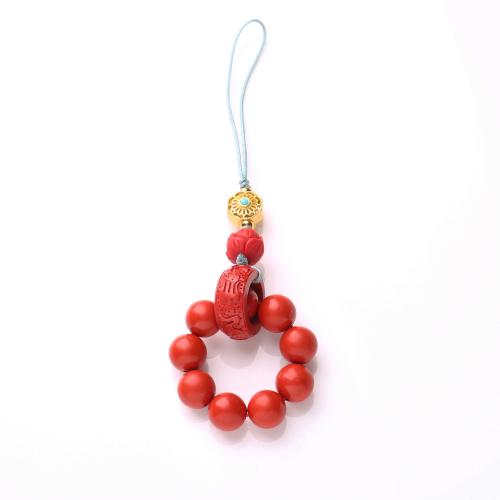 Mobile Phone Lanyard Cinnabar multifunctional & Unisex Length Approx 12 cm Sold By PC