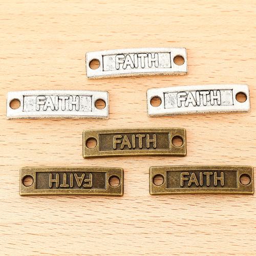 Zinc Alloy Connector Bar Rectangle plated DIY & 1/1 loop Sold By Bag