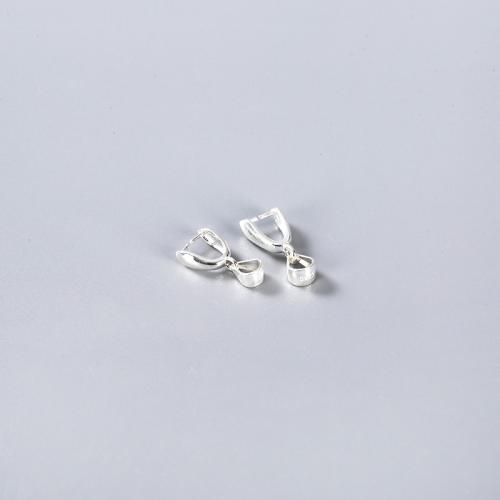 925 Sterling Silver Pinch Bail DIY Sold By PC