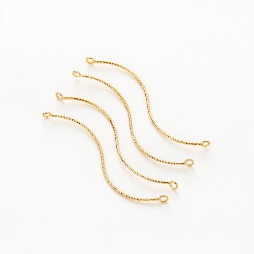 Brass Jewelry Connector plated DIY Sold By Bag