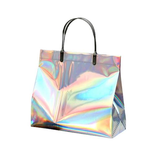 Sac de cadeau de mode, plastique PVC, durable & Épaissir & Laser & normes différentes pour le choix & imperméable, multicolore, 10PC/lot, Vendu par lot