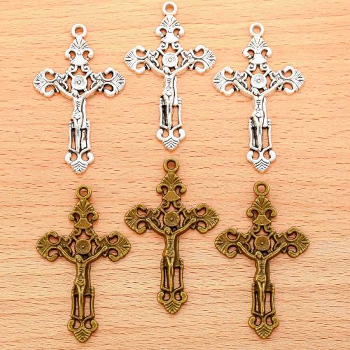 Zinc Alloy Cross Přívěsky, Zinek, Kříž, á, DIY, více barev na výběr, 51x31mm, 100PC/Bag, Prodáno By Bag