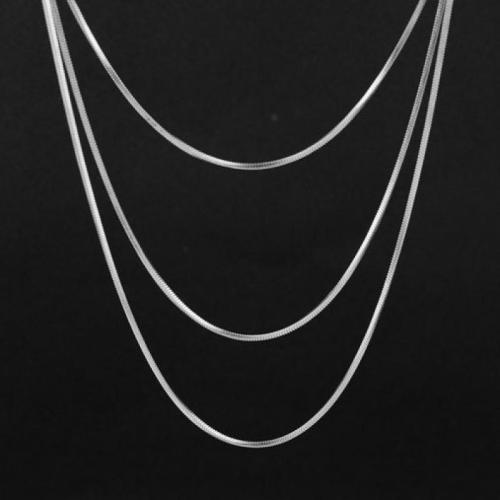 Nehrđajući čelik Chain Necklace džemper, 304 nehrđajućeg čelika, modni nakit & za žene, Dužina Približno 120 cm, Prodano By PC