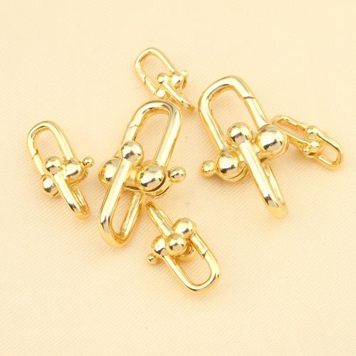 Brass Jewelry Clasps gold color plated DIY nickel lead & cadmium free Sold By PC